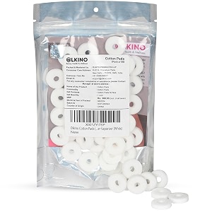 olkino cotton pads pack of 50 for nano-cure obs-100 facial steamer vaporizer white