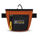 OllyDog Goodie Treat Bag, Dog Treat Pouch, Waist Belt Clip for Hands-Free Training, Magnetic Closure, Dog Training and Behavior Aids, Three Ways to Wear (Clay)