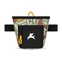 OllyDog, Goodie Treat Bag, Dog Treat Training Pouch | Magnetic Closure | 3 Ways to Wear | Hands-Free Waist Belt | Water-Resistant Recycled Vegan Fabric (Fiori)