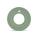 OllyDog Super Flyer Dog Flying Disc – Floating Fetch Toy for Water Play, Soft Eco-Friendly Recycled Fabric, Gentle on Teeth, 11" for Medium &amp; Large Dogs (Olivine, 11")