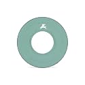 OllyDog Super Flyer Dog Flying Disc – Floating Fetch Toy for Water Play, Soft Eco-Friendly Recycled Fabric, Gentle on Teeth, 11" for Medium &amp; Large Dogs (Surf, 11")