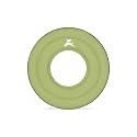 OllyDog Super Flyer Dog Flying Disc – Floating Fetch Toy for Water Play, Soft Eco-Friendly Recycled Fabric, Gentle on Teeth, 11" for Medium &amp; Large Dogs (Palm, 11")