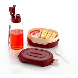 Portable Lunch Box Set with Water Bottle