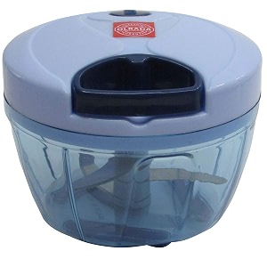 olrada smart manual vegetable chopper with 31 chopping blade and 1 beating blade big 550ml size multicolor