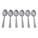 Olrada Stainless Steel Spoons Set of Dinner Spoon Food Grade Silverware for Home &amp; Kitchen (6Pcs Coffee Spoon)