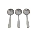 Olrada Stainless Steel Spoons Set of Dinner Spoon Food Grade Silverware for Home & Kitchen (3 Pcs Serving Spoon)
