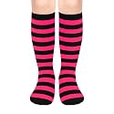 Olreco 1 Pack Toddler Kids Youth Soccer Socks Girls Boys Baseball Socks Youth Knee High Softball Football Accessories Cotton