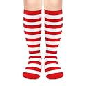 Olreco 1 Pack Toddler Kids Youth Soccer Socks Girls Boys Baseball Socks Youth Knee High Softball Football Accessories Cotton