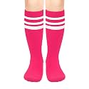 Olreco 1 Pack Toddler Kids Youth Soccer Socks Girls Boys Baseball Socks Youth Knee High Softball Football Accessories Cotton