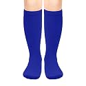 Olreco 1 Pack Toddler Kids Youth Soccer Socks Girls Boys Baseball Socks Youth Knee High Softball Football Accessories Cotton