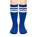 Olreco 1 Pack Toddler Kids Youth Soccer Socks Girls Boys Baseball Socks Youth Knee High Softball Football Accessories Cotton