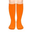 Olreco 1 Pack Toddler Kids Youth Soccer Socks Girls Boys Baseball Socks Youth Knee High Softball Football Accessories Cotton