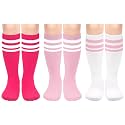 Olreco 3 Pack Toddler Soccer Socks Kids Baseball Socks Boys Girls Softball Sock Youth Football Sock Athletic Accessories