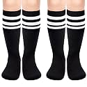 Olreco Toddler Soccer Socks Kids Baseball Socks Youth Softball Sock for Girls Boys Football Sock Boys Athletic Accessories