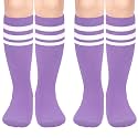 Olreco Toddler Soccer Socks Kids Baseball Socks Youth Softball Sock for Girls Boys Football Sock Boys Athletic Accessories
