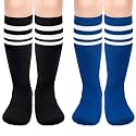 Olreco Toddler Soccer Socks Kids Baseball Socks Youth Softball Sock for Girls Boys Football Sock Boys Athletic Accessories