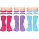 Olreco Toddler Soccer Socks Kids Baseball Socks Youth Softball Sock for Girls Boys Football Sock Boys Athletic Accessories