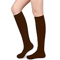Olreco Womens Knee High Socks for Women Knee Socks for Women Long Sock Woman Striped High Sock Athletic Halloween Accessories