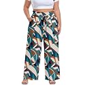 OLRIK Plus Size Pants for Women High Waisted Wide Leg Casual Palazzo Pants