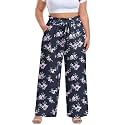 OLRIK Plus Size Pants for Women High Waisted Wide Leg Casual Palazzo Pants
