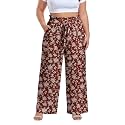 OLRIK Plus Size Pants for Women High Waisted Wide Leg Casual Palazzo Pants