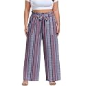 OLRIK Plus Size Pants for Women High Waisted Wide Leg Casual Palazzo Pants