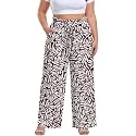 OLRIK Plus Size Pants for Women High Waisted Wide Leg Casual Palazzo Pants