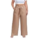 OLRIK Plus Size Pants for Women High Waisted Wide Leg Casual Palazzo Pants