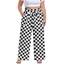 OLRIK Plus Size Pants for Women High Waisted Wide Leg Casual Palazzo Pants