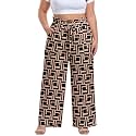OLRIK Plus Size Pants for Women High Waisted Wide Leg Casual Palazzo Pants