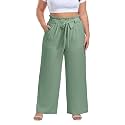 OLRIK Plus Size Pants for Women High Waisted Wide Leg Casual Palazzo Pants