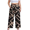 OLRIK Plus Size Pants for Women High Waisted Wide Leg Casual Palazzo Pants