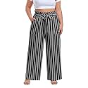 OLRIK Plus Size Pants for Women High Waisted Wide Leg Casual Palazzo Pants