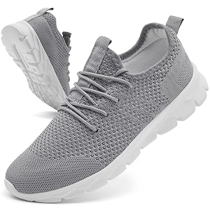 Oltyutc Mens Trainers Running Walking Mesh Slip