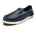 OluKai Kakaha Men39s Leather Slip-On Shoes Premium