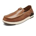 OluKai Kakaha Men39s Leather Slip-On Shoes Premium
