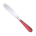 1 Pcs Stainless Steel Butter Spreader Knife With Holes, 3 in 1 Kitchen Gadgets Multifunctional Butter Grater For Breakfast, Butter, Cheese, Jams (Red)