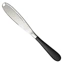 1 Pcs Stainless Steel Butter Spreader Knife With Holes, 3 in 1 Kitchen Gadgets Multifunctional Butter Grater For Breakfast, Butter, Cheese, Jams (Black)