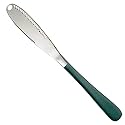 1 Pcs Stainless Steel Butter Spreader Knife With Holes, 3 in 1 Kitchen Gadgets Multifunctional Butter Grater For Breakfast, Butter, Cheese, Jams (Black)