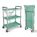 Olympia Tools 89-353 Pack N Roll Collapsible Service Cart, XL, 300LB Capacity, Teal