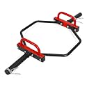 Olympic Trap Bar, Hex Deadlift Bar for 2 Inch Weight Plates, Heavy Duty Shrug Barbell with Raised Handles, 500 lbs Max Capacity Strength Training Equipment for Men, Women and Beginners