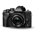 Olympus OM-D E-M10 Mark IV Micro Four Thirds System Camera Kit, 20 MP Sensor, Electronic viewfinder, 4K Video, Powerful AF, Wi-Fi, Black incl. M.Zuiko Digital ED 14‑42mm F3.5‑5.6 EZ Pancake Black