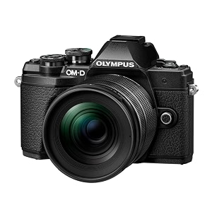olympus om-d e-m5 mark iii black body with black mzuiko digital ed 12-45mm f40 pro lens kit