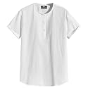 Men39s White Cotton Half Sleeve Kurta with