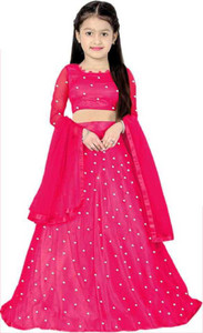 om sai fashion indi girls lehenga choli ethnic wear embellished lehenga choli and dupatta set purple pack of 1