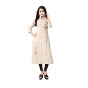 OM SAI LATEST CREATION Slub-Rayon Three-Fourth Sleeve