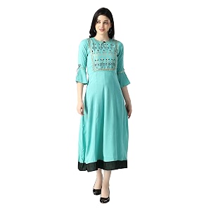 OM SAI LATEST CREATION Womens Ruby Rayon
