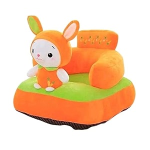 plush cartoon shape cushion baby sofa seat or rocking chair for 0-2 years kid - pack of 1