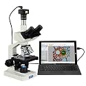 OMAX M83EZ-C50U 2500X Trinocular Digital Compound Microscope with 5 MP