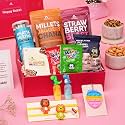 Omay Foods 12 Pcs_Kids Favorite Rakhi Gift Box I Rakhi Gift for Kids I Rakhi Gifts for Brother I Rakhi Hamper for Brother I Raksha Bandhan Gift I Kids Rakhi, Roli Chawal I Rakhi Gift for Kids
